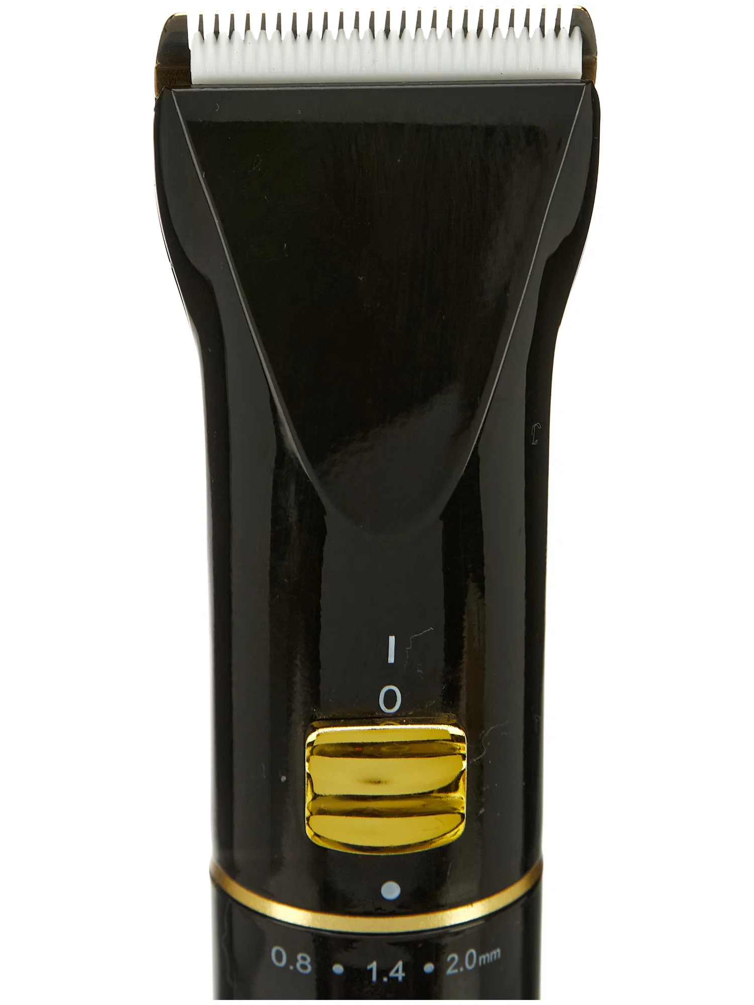Машинка для стрижки Centek CT-2119 (черный/золотой) сеть/аккум, ножиТИТАН+КЕРАМИКА, 180 мин от батареи