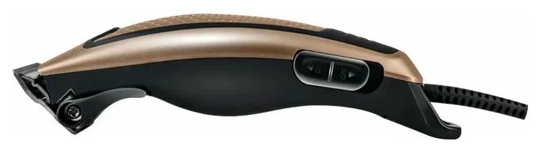 Машинка для стрижки Centek CT-2129 (чер/зол) срез 0...12мм, производительный мотор, шнур 1.8м
