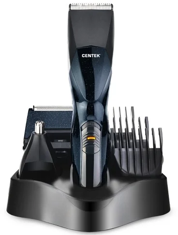 Машинка для стрижки Centek CT-2131 черный Набор для стрижки Centek CT-2131 (черн) 3 В1 + СТРИЖКА + БРИТВА + ТРИММЕР ДЛЯ НОСА