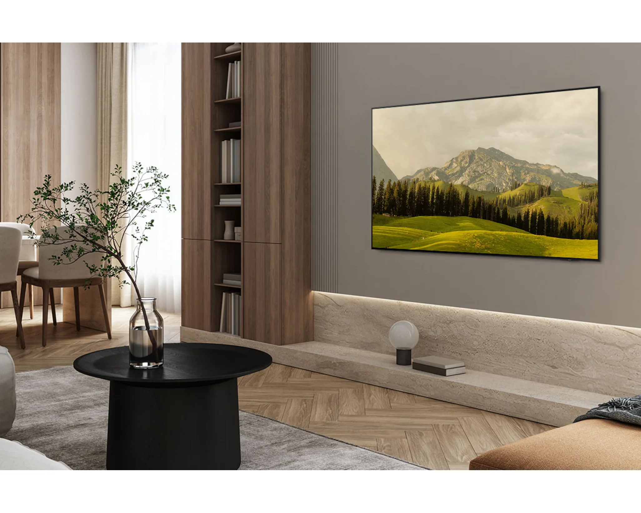 Телевизор OLED Samsung 55" QE55S85HAEXPY черный графит 4K Ultra HD 120Hz DVB-T2 DVB-C DVB-S2 USB WiFi Smart TV