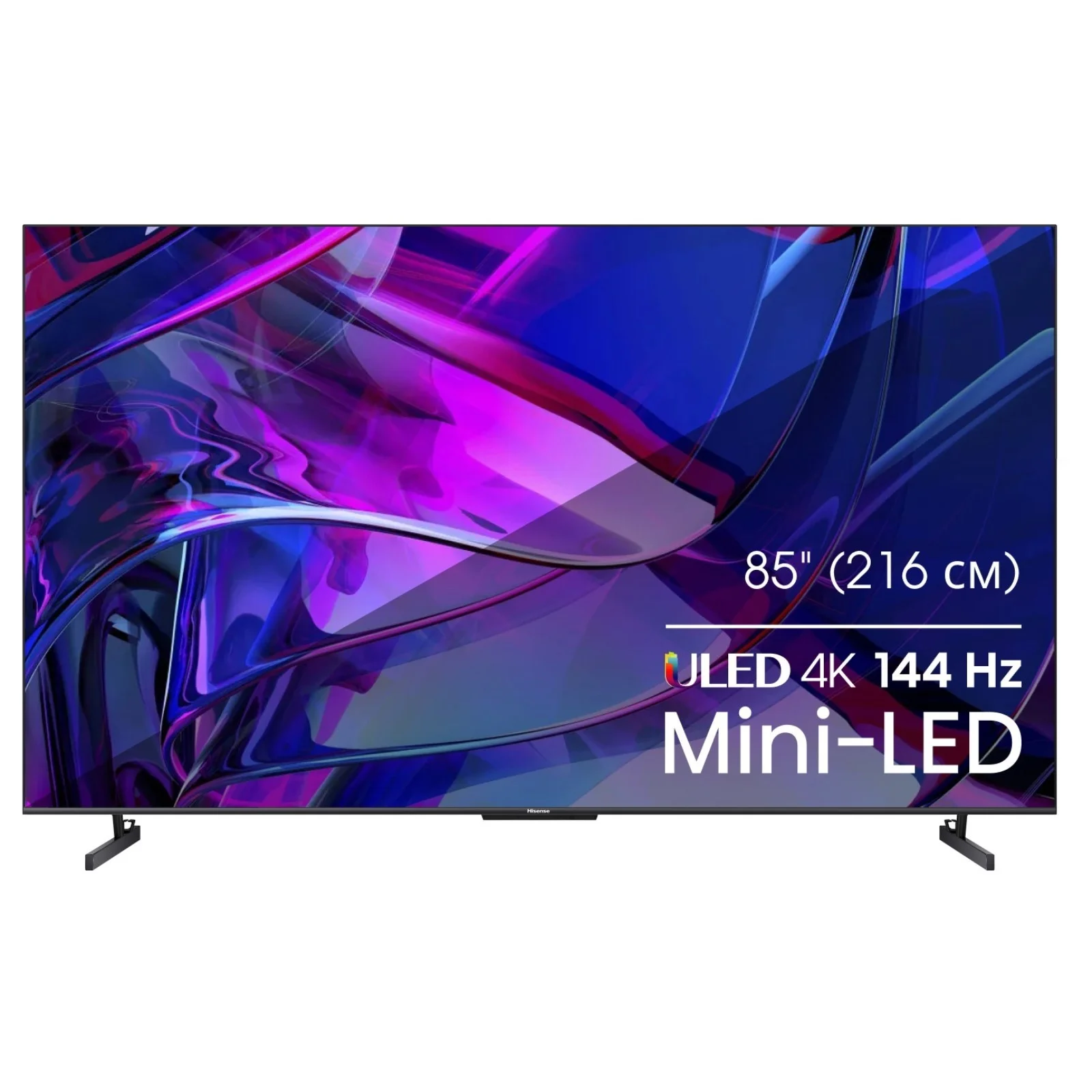 Телевизор QLED Hisense 55" 55UR8S черный 4K Ultra HD 60Hz DVB-T DVB-T2 DVB-C DVB-S DVB-S2 USB WiFi Smart TV (RUS)