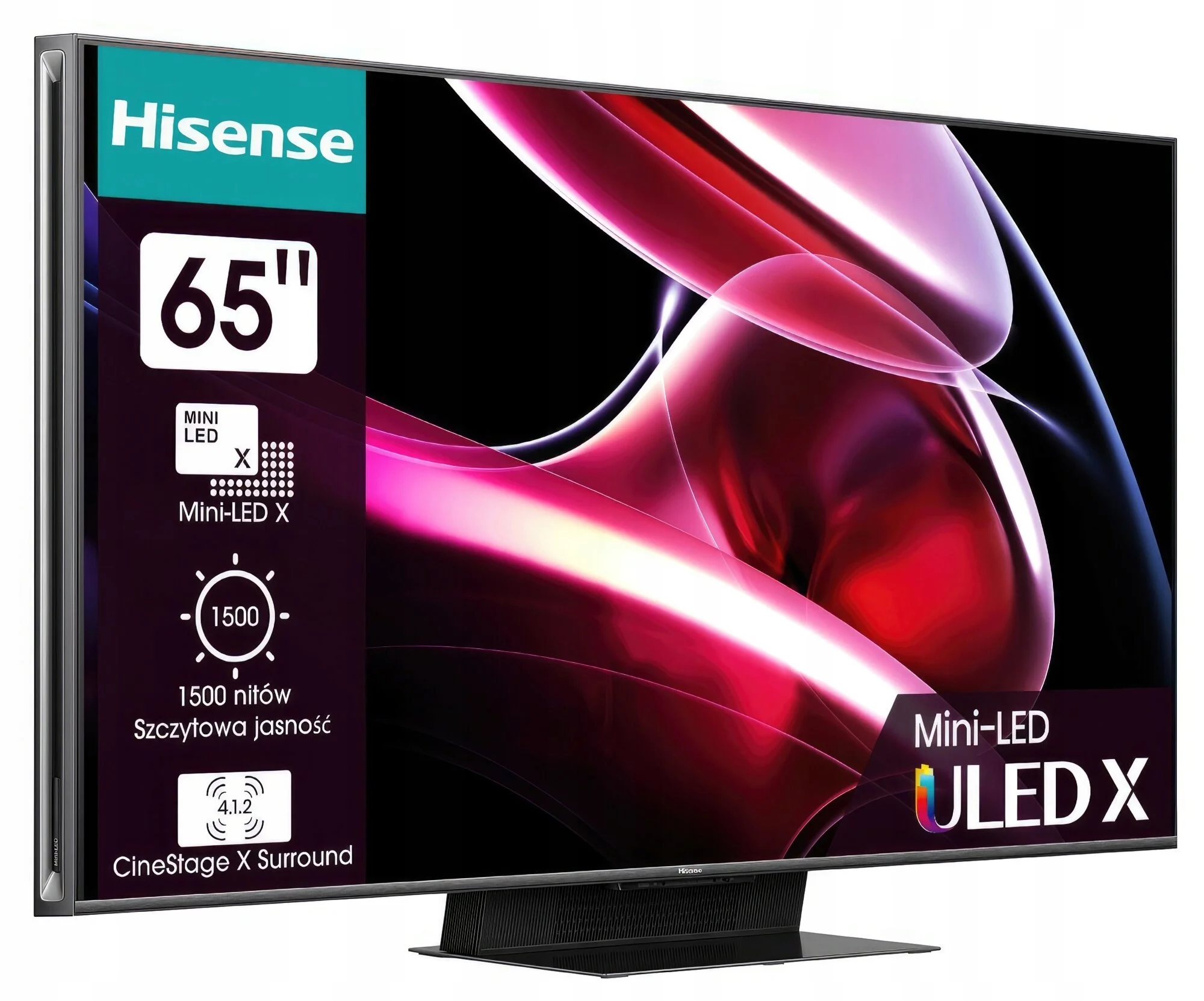 Телевизор QLED Hisense 65" 65UR8S угольно-серый 4K Ultra HD 144Hz DVB-T DVB-T2 DVB-C DVB-S DVB-S2 USB WiFi Smart TV