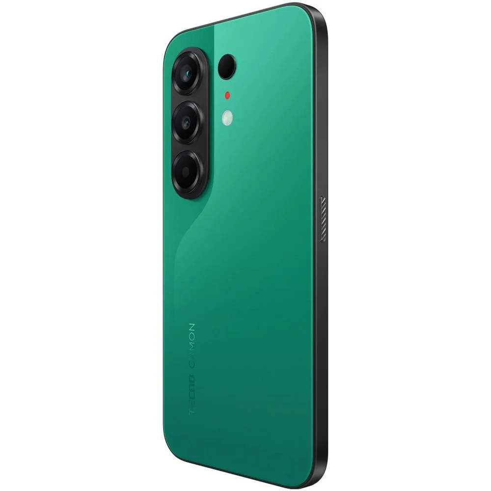 Смартфон Tecno Camon 50 256Gb 12Gb хвойный зеленый моноблок 3G 4G 6.78" 1208x2644 Android 16 50Mpix 802.11 a/b/g/n/ac NFC GPS GSM900/1800 GSM1900 Prot