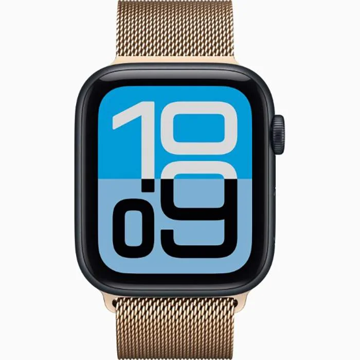 Смарт-часы Apple Watch SE 3 2025 A3325 44мм OLED корп.темная ночь Sport Band рем.темная ночь разм.брасл.:S/M (MEHN4J/A)