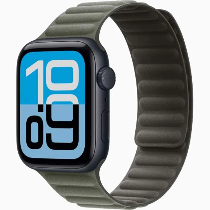 Смарт-часы Apple Watch SE 3 2025 A3325 44мм OLED корп.темная ночь Sport Band рем.темная ночь разм.брасл.:S/M (MEHN4J/A)