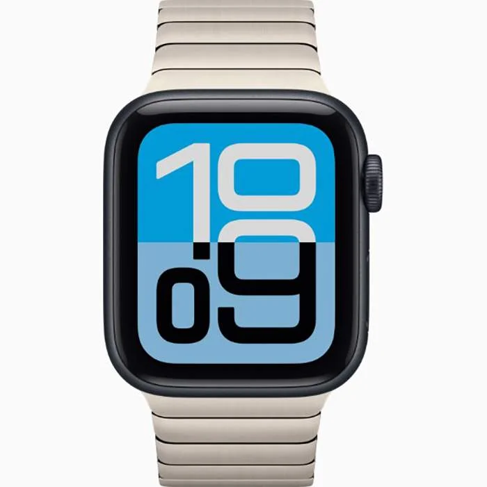 Смарт-часы Apple Watch SE 3 2025 A3325 44мм OLED корп.темная ночь Sport Band рем.темная ночь разм.брасл.:S/M (MEHN4J/A)