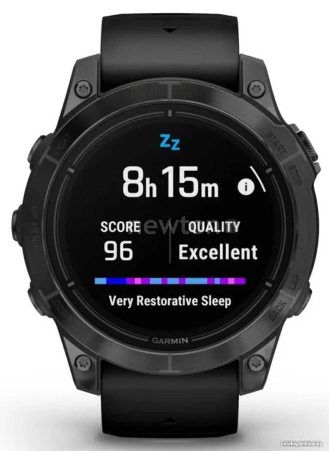 Смарт-часы Garmin Epix Pro gen.2 51мм 1.4" AMOLED корп.серый рем.черный (010-02804-21)