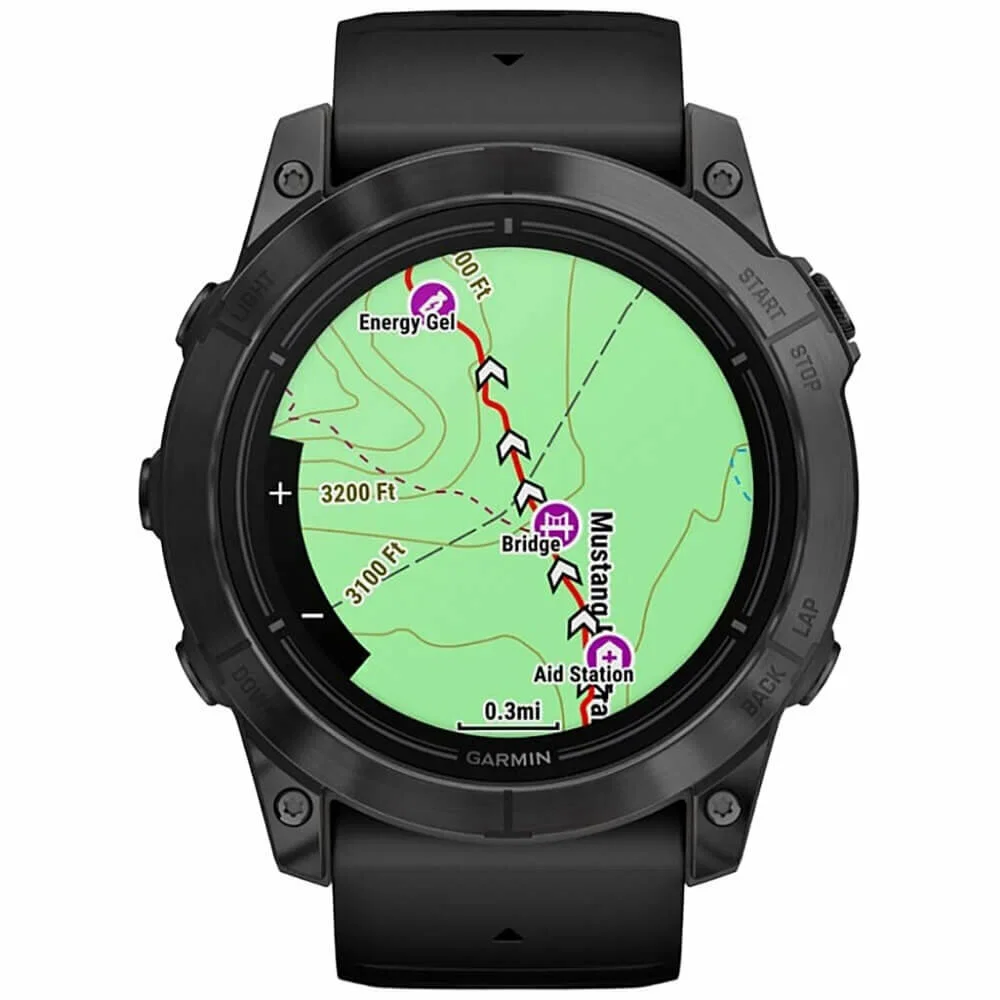 Смарт-часы Garmin Epix Pro gen.2 51мм 1.4" AMOLED корп.серый рем.черный (010-02804-21)