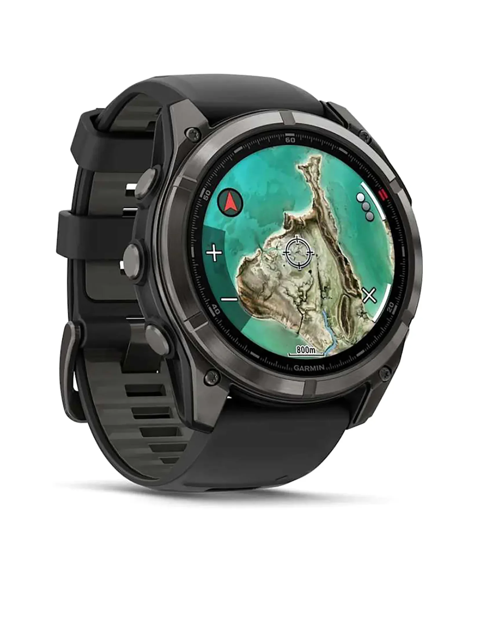 Смарт-часы Garmin Fenix 8 Pro 51mm AMOLED 1.4" AMOLED корп.серебристый рем.желтый (010-03199-11)