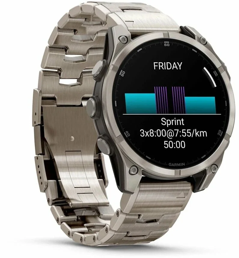 Смарт-часы Garmin Fenix fenix 8 47mm 47мм 1.4" AMOLED корп.серый рем.серый разм.брасл.:125-210мм (010-02904-40)