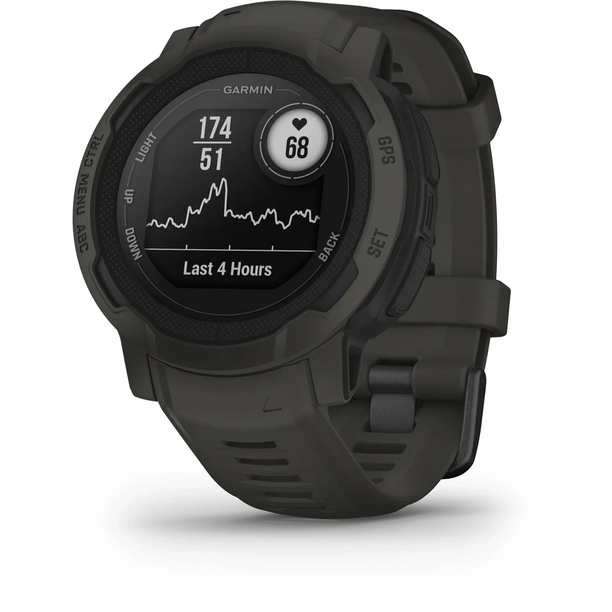 Смарт-часы Garmin Instinct 2S 40мм 1.2" корп.черный/серый рем.серый/камуфляж (010-02563-03)