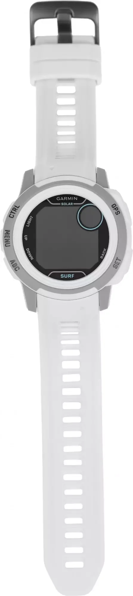 Смарт-часы Garmin Instinct 2s Solar 40мм 1.2" AMOLED корп.черный/белый рем.белый (010-02564-03)