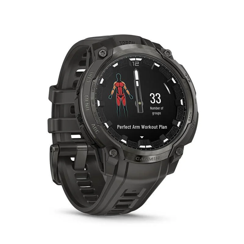 Смарт-часы Garmin Instinct E 1.4" AMOLED корп.серый рем.серый (010-02933-00)