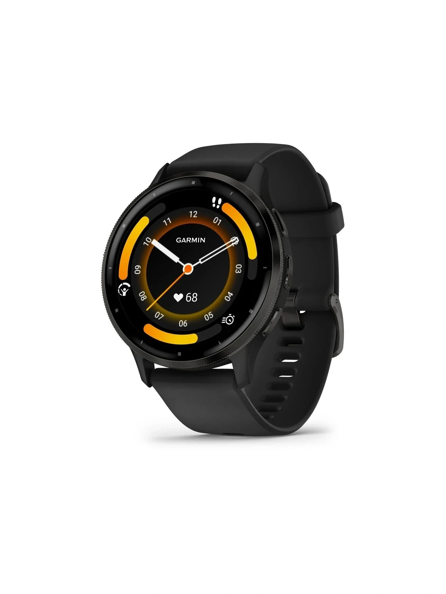 Смарт-часы Garmin Venu 3 35.4мм 1.4" AMOLED корп.черный рем.черный разм.брасл.:135-200мм (010-02784-01)