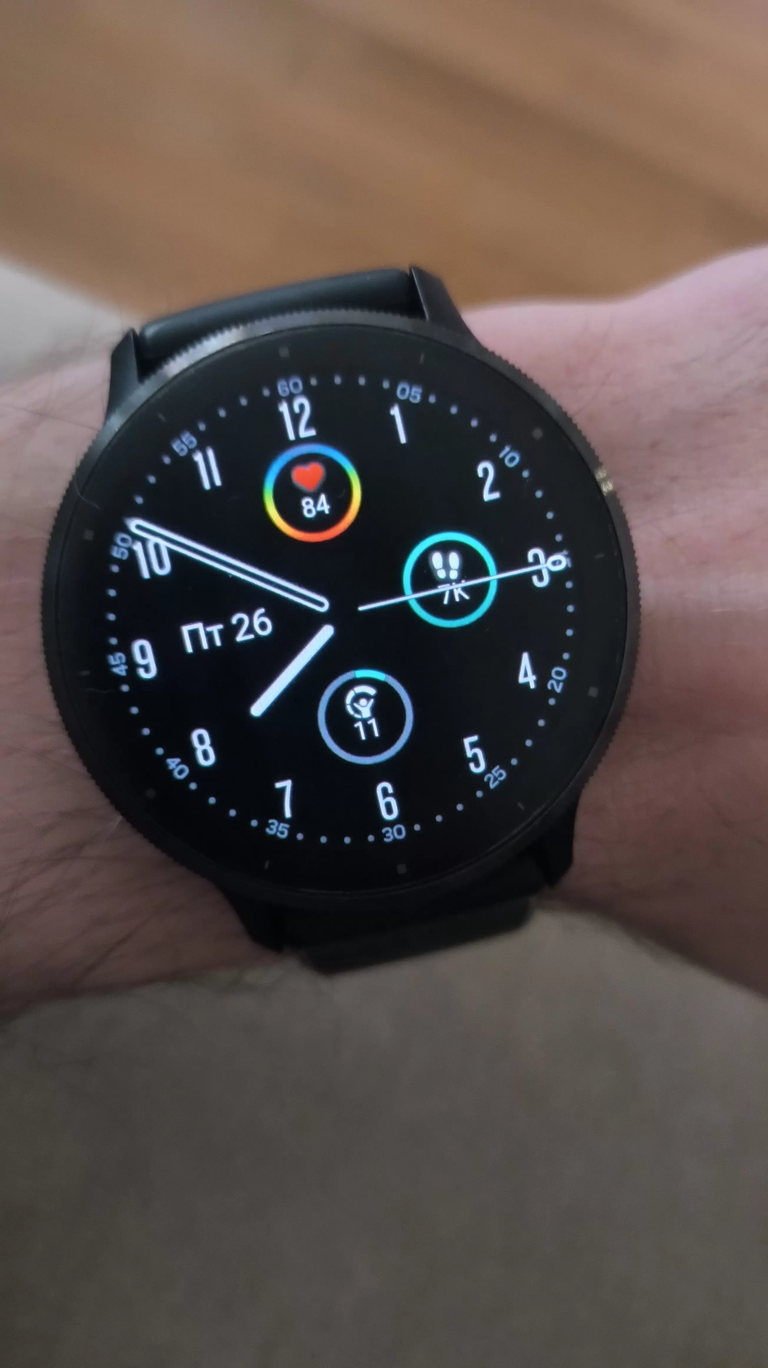 Смарт-часы Garmin Venu 3 35.4мм 1.4" AMOLED корп.черный рем.черный разм.брасл.:135-200мм (010-02784-01)