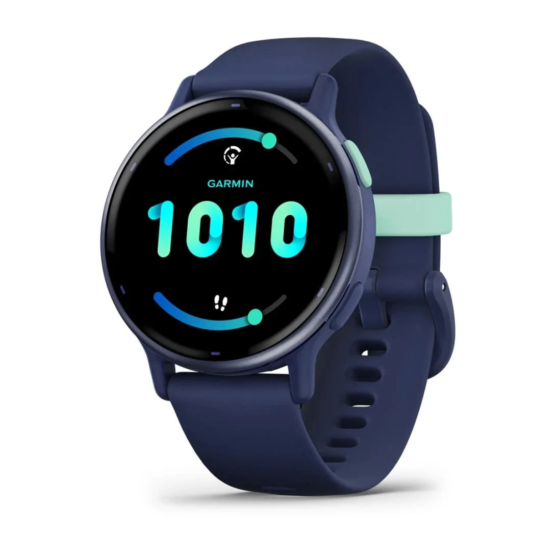 Смарт-часы Garmin Vivoactive 5 30.4мм 1.2" AMOLED корп.синий рем.синий разм.брасл.:125-190мм (010-02862-12)