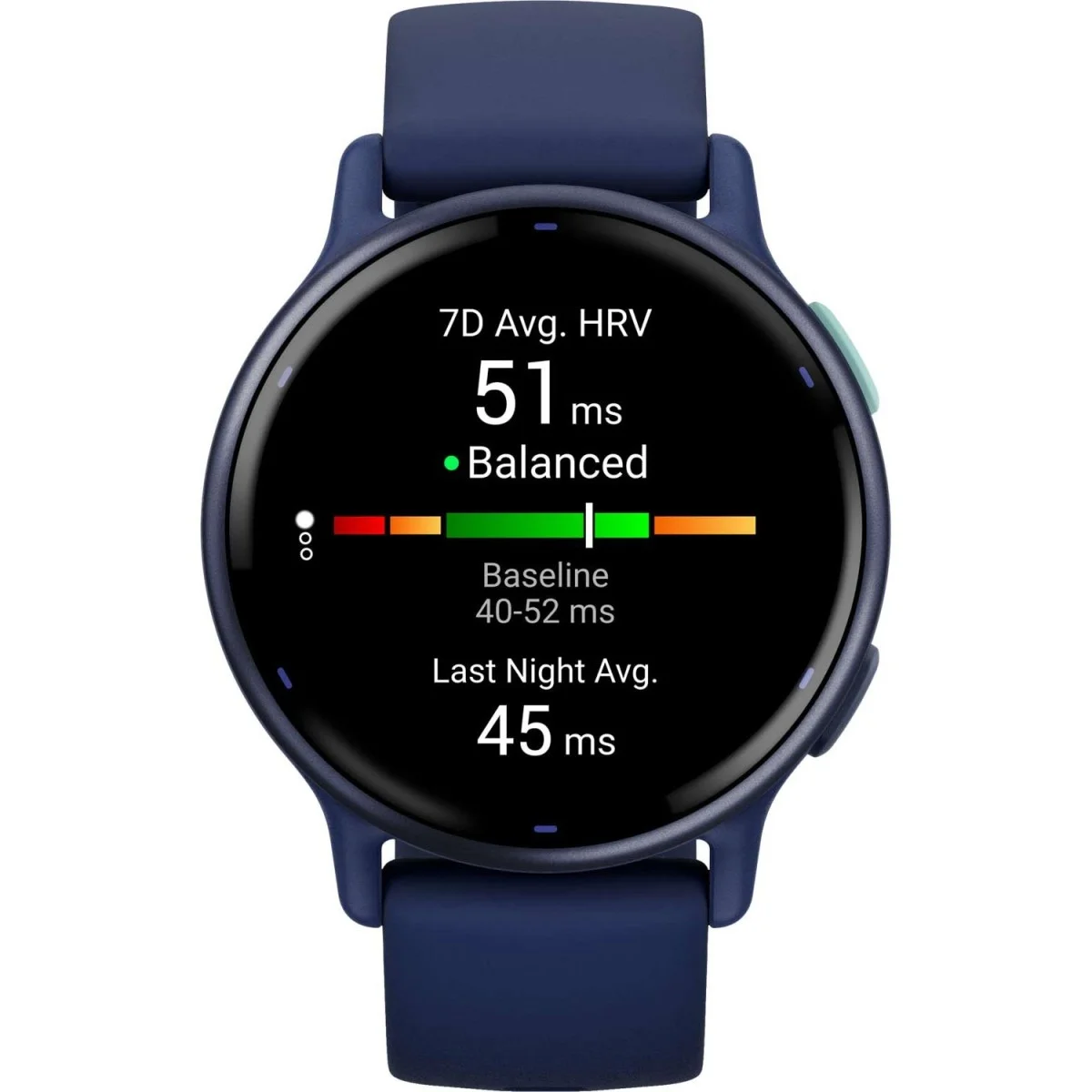 Смарт-часы Garmin Vivoactive 5 30.4мм 1.2" AMOLED корп.синий рем.синий разм.брасл.:125-190мм (010-02862-12)