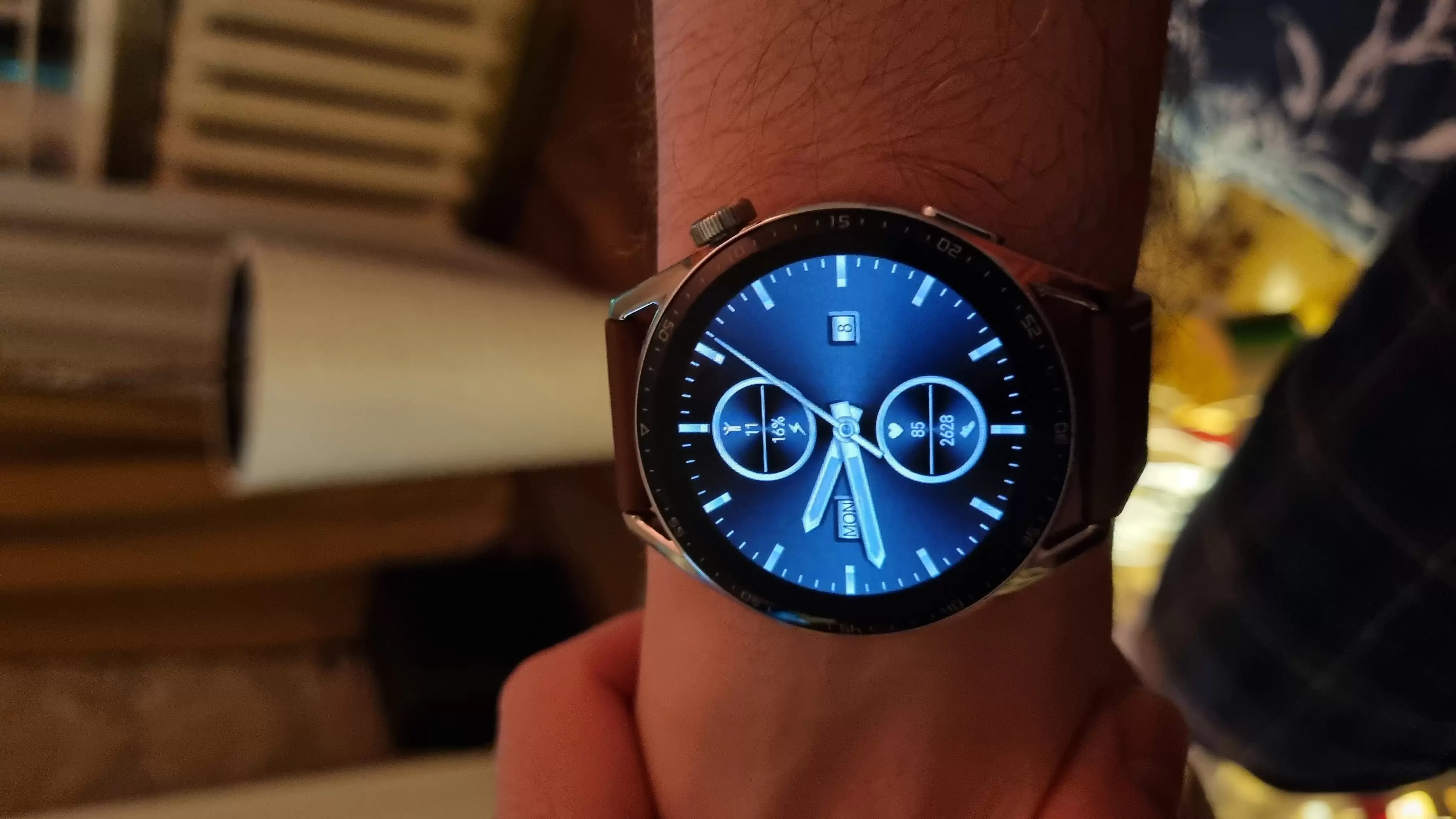 Смарт-часы Huawei Watch GT 3 JPT-B29 46мм 1.43" AMOLED корп.черный рем.черный разм.брасл.:140-210мм (55028464)