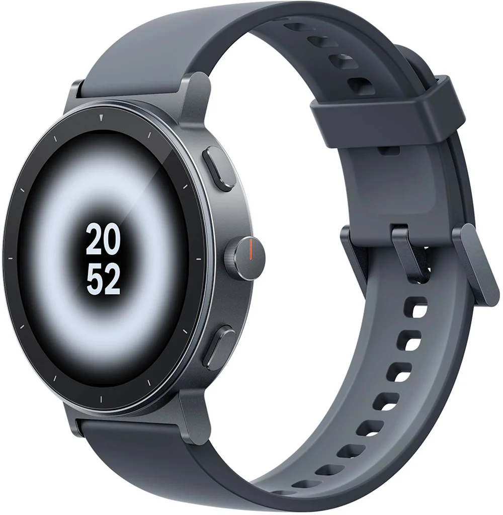 Смарт-часы Realme Watch S5 44мм 1.43" AMOLED корп.серый рем.серый (6941764490468)