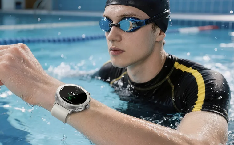 Смарт-часы Realme Watch S5 44мм 1.43" AMOLED корп.серый рем.серый (6941764490468)