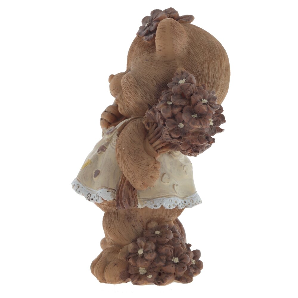 Фигурка декоративная "Медвежонок", L9,5 W6,5 H14 см, 2в.