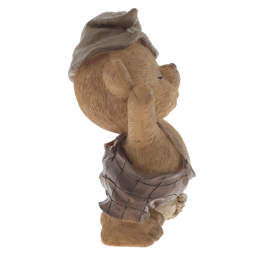 Фигурка декоративная "Медвежонок", L9,5 W6,5 H14 см, 2в.