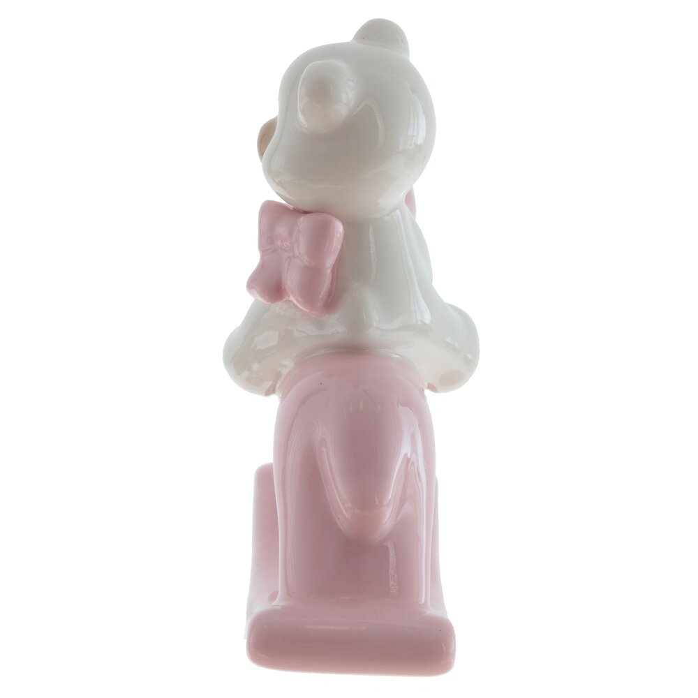 Фигурка декоративная "Мишка на лошадке", L8 W3,5 H8,5 см, 2в.