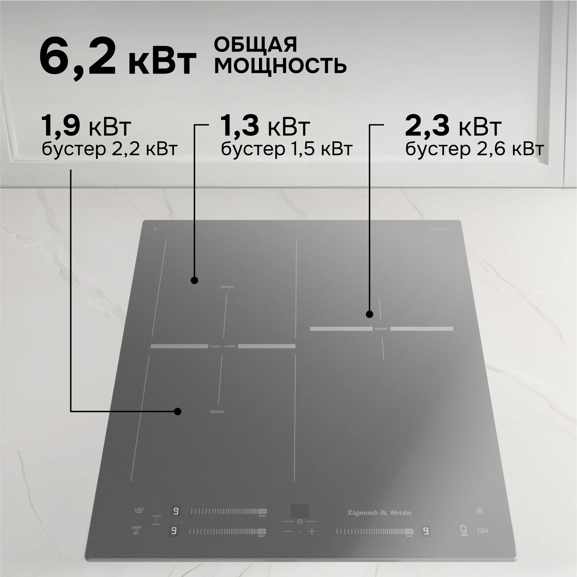 Варочная панель Zigmund & Shtain CI 24.4 S