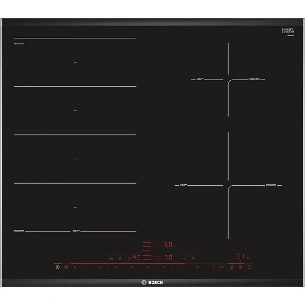 Варочная поверхность Bosch PXE675DC1E черный
