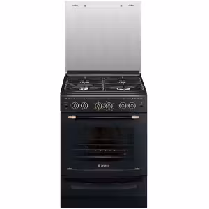 Плита Газовая Gefest ПГ 6100-02 0183 черный (стеклянная крышка) реш.чугун