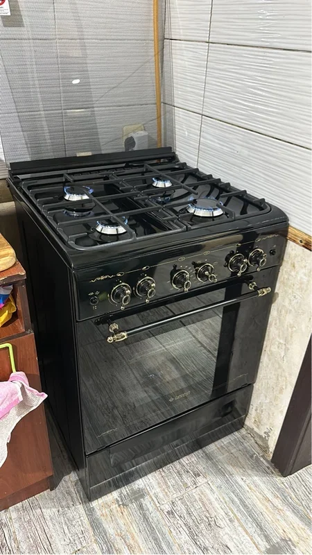 Плита Газовая Gefest ПГ 6100-02 0183 черный (стеклянная крышка) реш.чугун