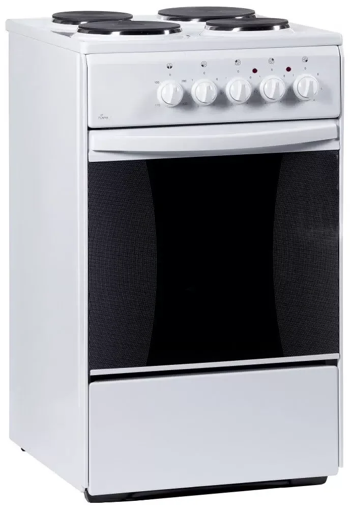 Плита Электрическая Flama AE 1406 W белый эмаль