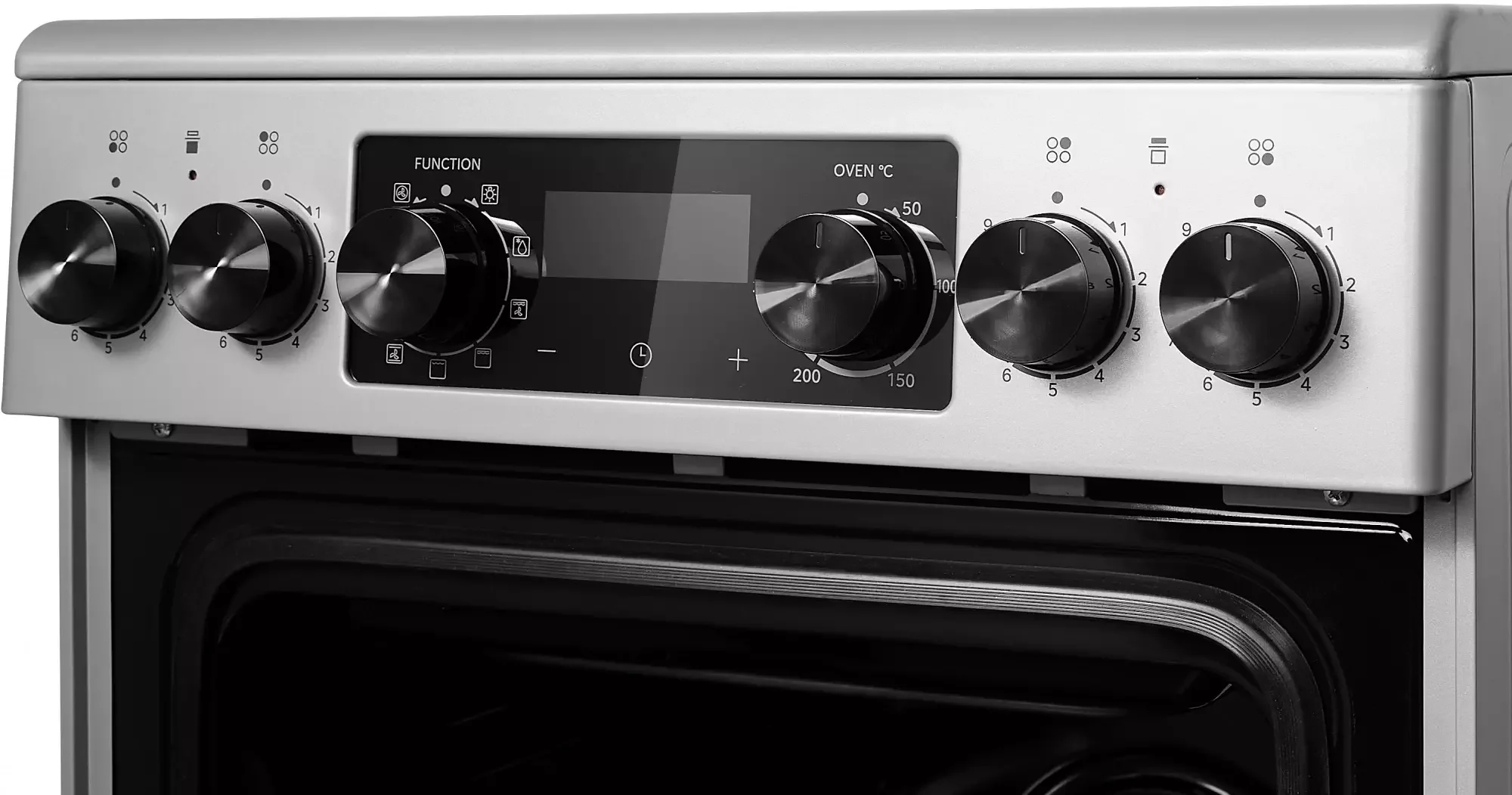 Плита Электрическая Midea MFO-D4E20T9E(SL) серый/черный стеклокерамика (без крышки)