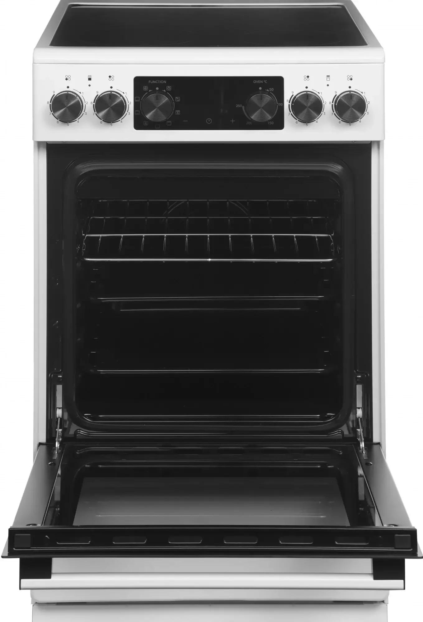 Плита Электрическая Midea MFO-D4E20T9E(WH) белый/черный стеклокерамика (без крышки)