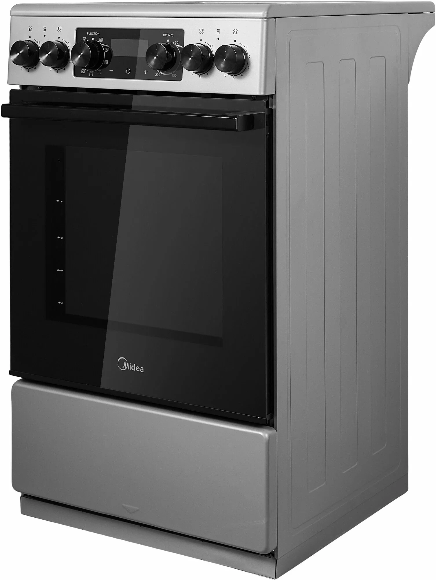 Плита Электрическая Midea MFO-D4E20T9E(WH) белый/черный стеклокерамика (без крышки)