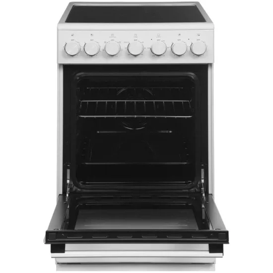 Плита Электрическая Midea MFO-M4E20T6E(WH) белый/черный стеклокерамика (без крышки)