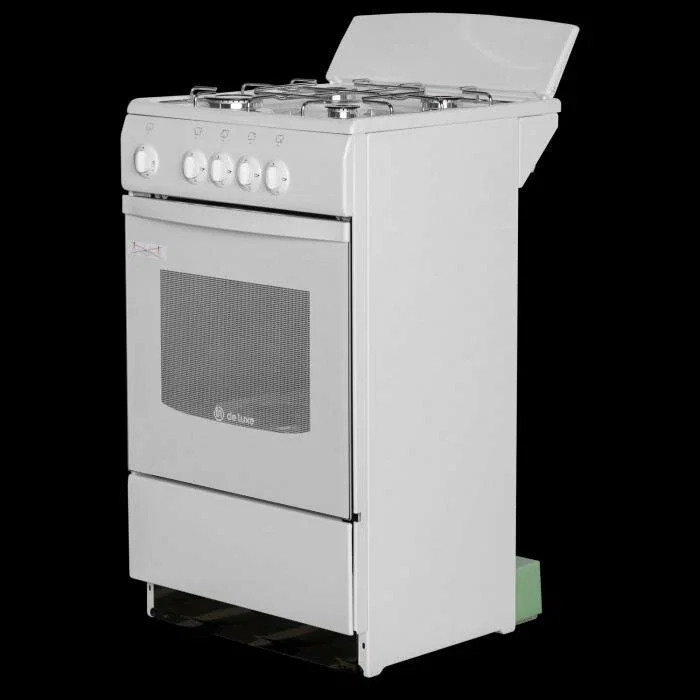 Газовая плита De luxe 5040.38 г (щиток) белый