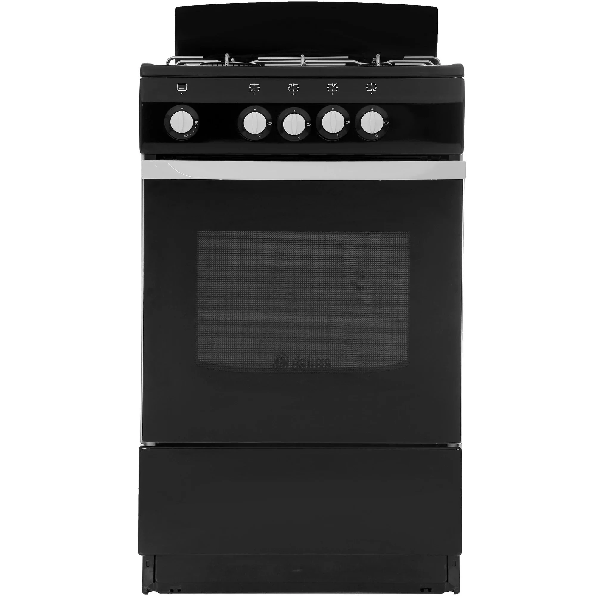 Газовая плита De luxe 5040.38 г (щиток) черный