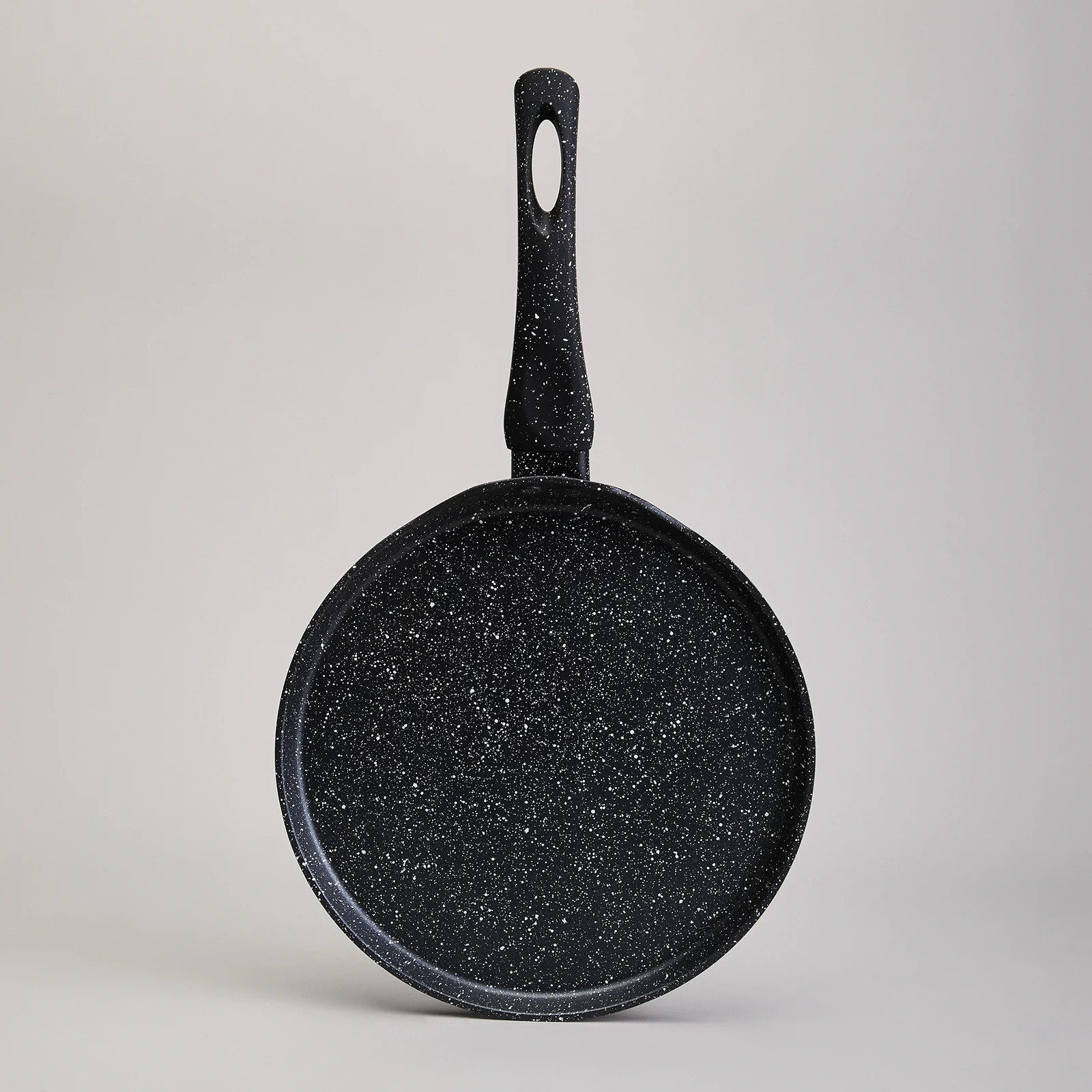 СКОВОРОДА БЛИННАЯ AGNESS С АНТИПРИГАРНЫМ ПОКРЫТИЕМ "BLACK MARBLE", 24Х2СМ, ИНДУКЦИОННОЕ ДНО