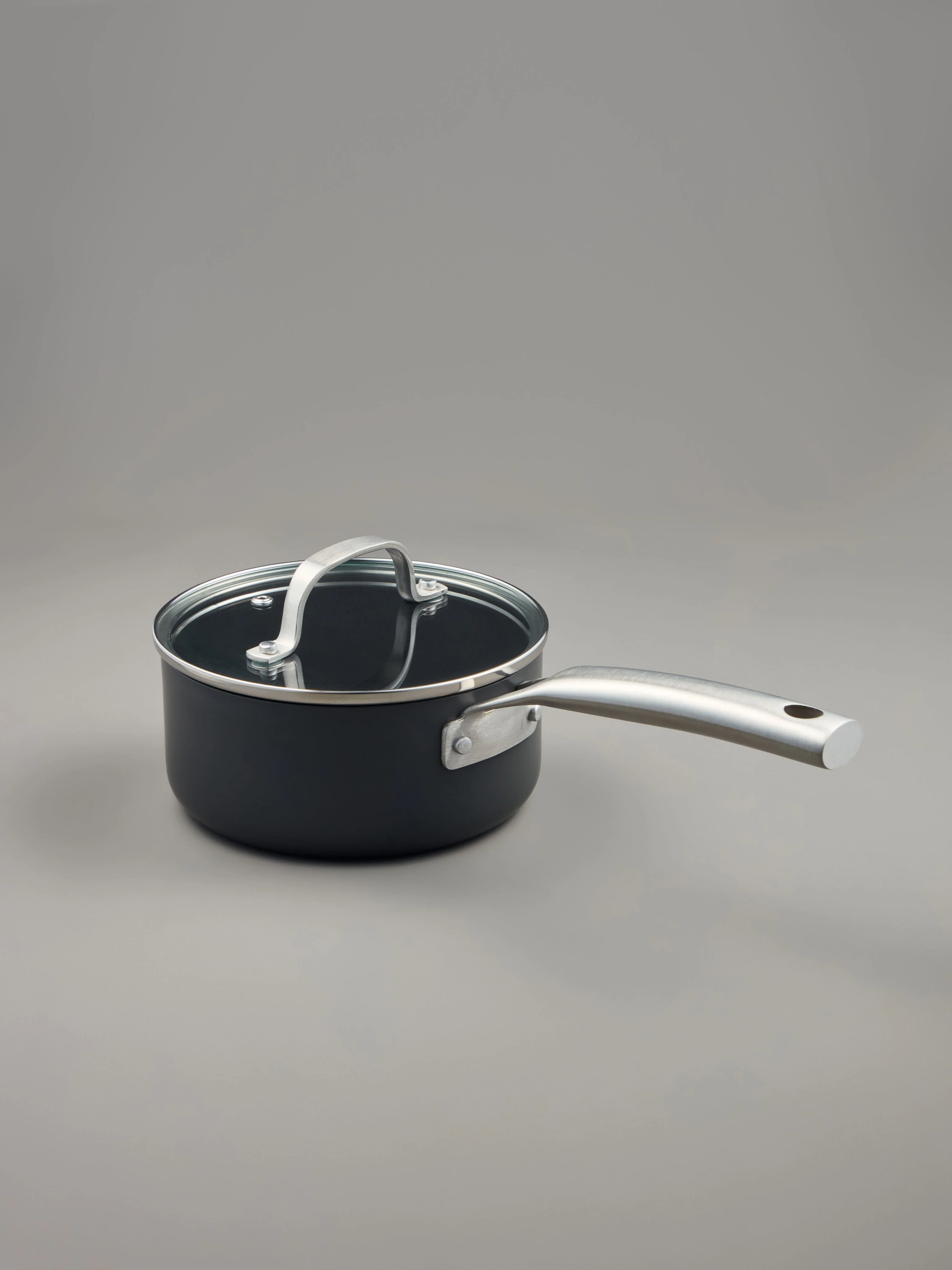 КОВШ С КРЫШКОЙ 1,4Л "CHEF"AGNESS 16*7,5СМ, АНОДИРОВАННЫЙ АЛЮМИНИЙ,3Х СЛОЙНОЕ ПОКРЫТИЕ DAIKIN