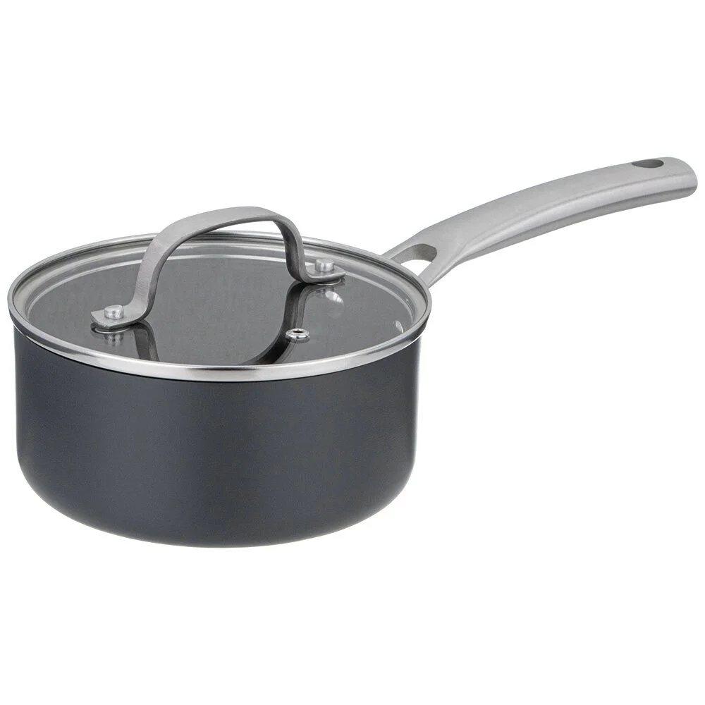 КОВШ С КРЫШКОЙ 1,4Л "IRON CHEF" AGNESS 16*7,5СМ ТЕХНОЛОГИЯ 3-PLY, НЕРЖ.СТАЛЬ 18/10