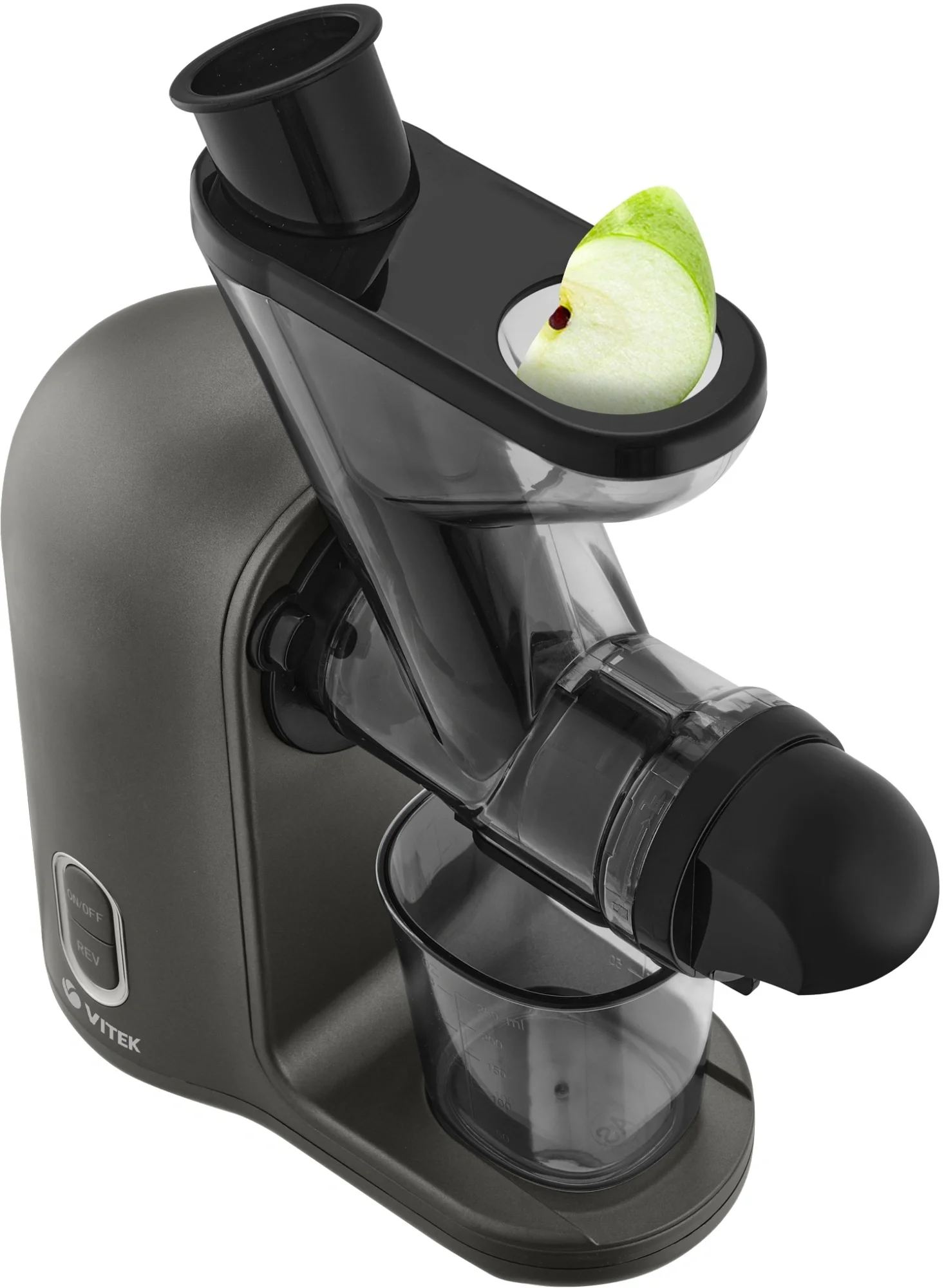 Соковыжималка шнековая Vitek VT-3715 300 Вт рез.сок.:280мл. черный/черный
