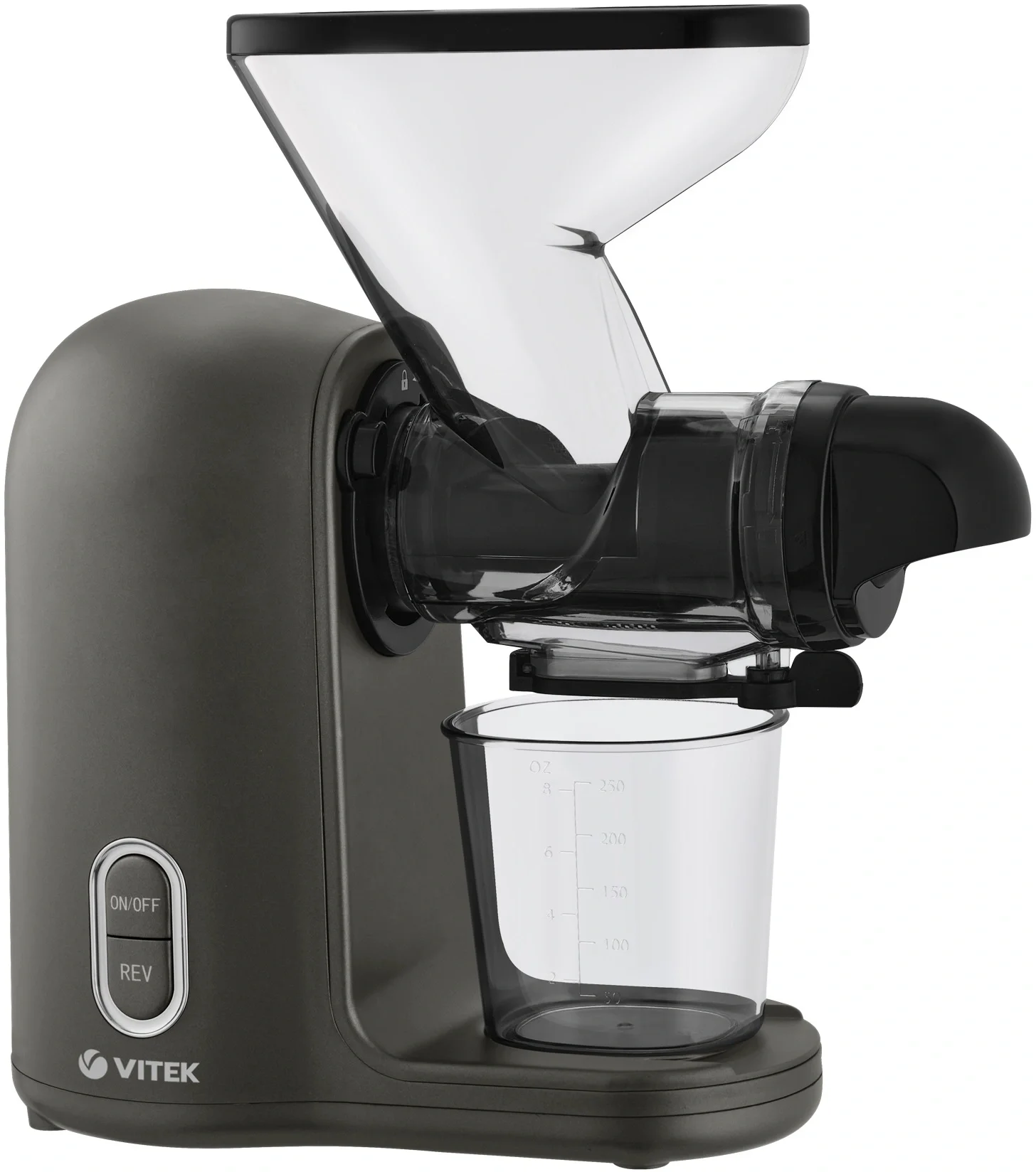 Соковыжималка шнековая Vitek VT-3715 300 Вт рез.сок.:280мл. черный/черный