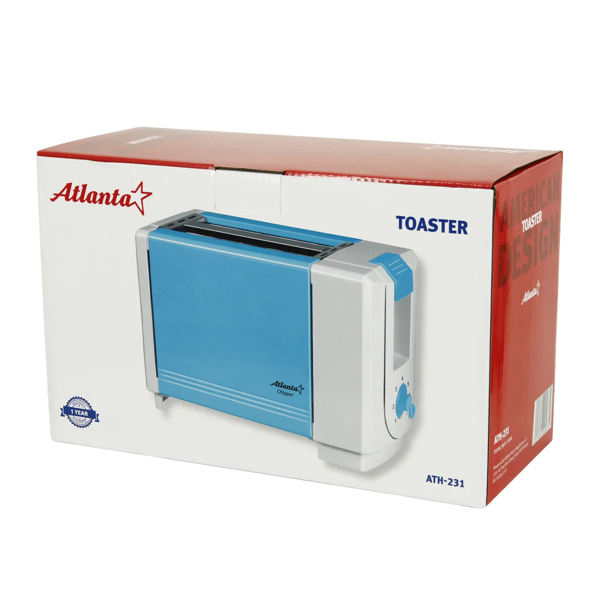 Тостер ATLANTA ATH-231 (blue)