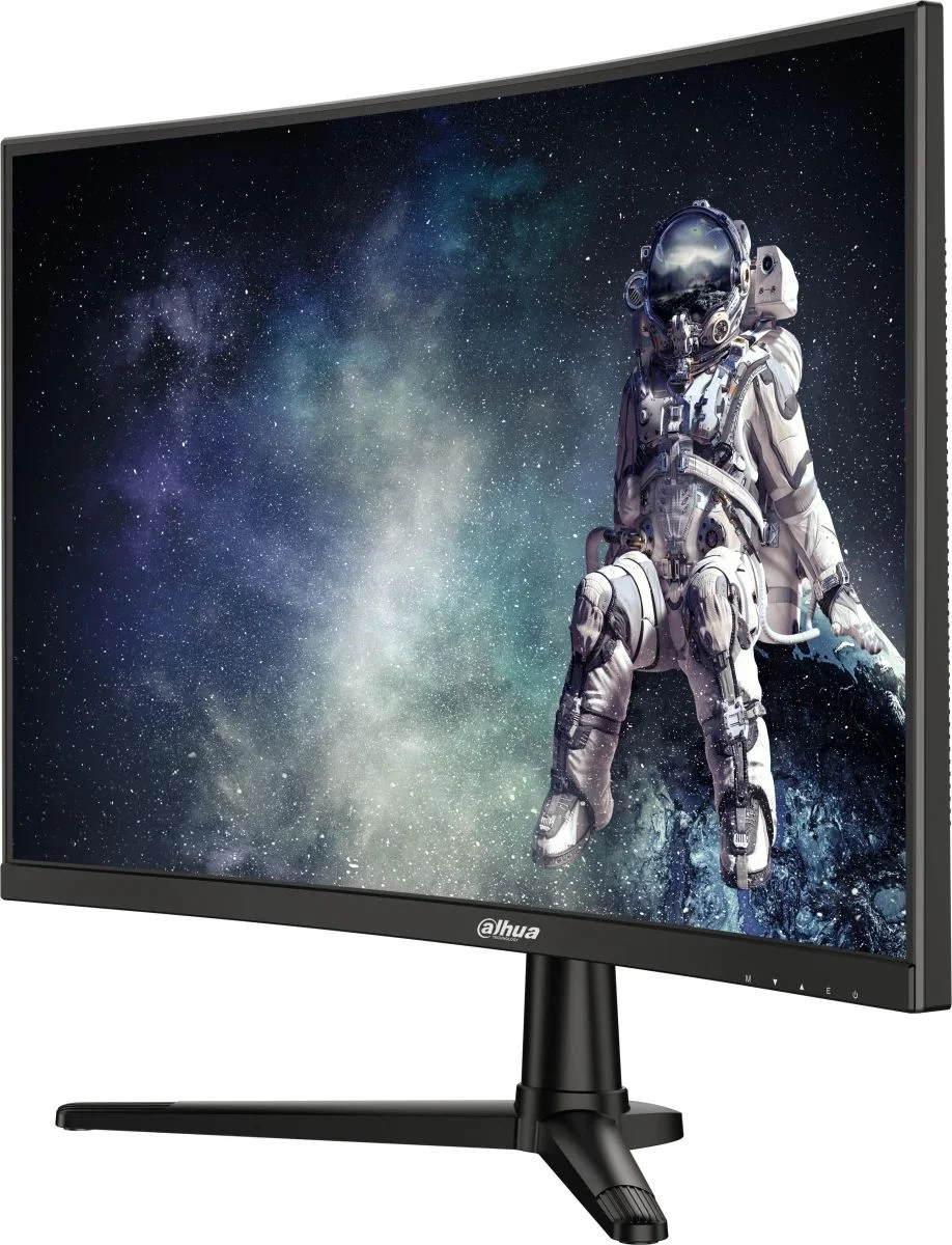 Монитор 27" Dahua DHI-LM27-E240C VA 1920x1080, 240 Гц, 1 мс, 16:9, 350 кд/м², HDMI 2.0, DP 1.4, 3.5 Jack, HDR10, изогнутый экран (1500R), черный