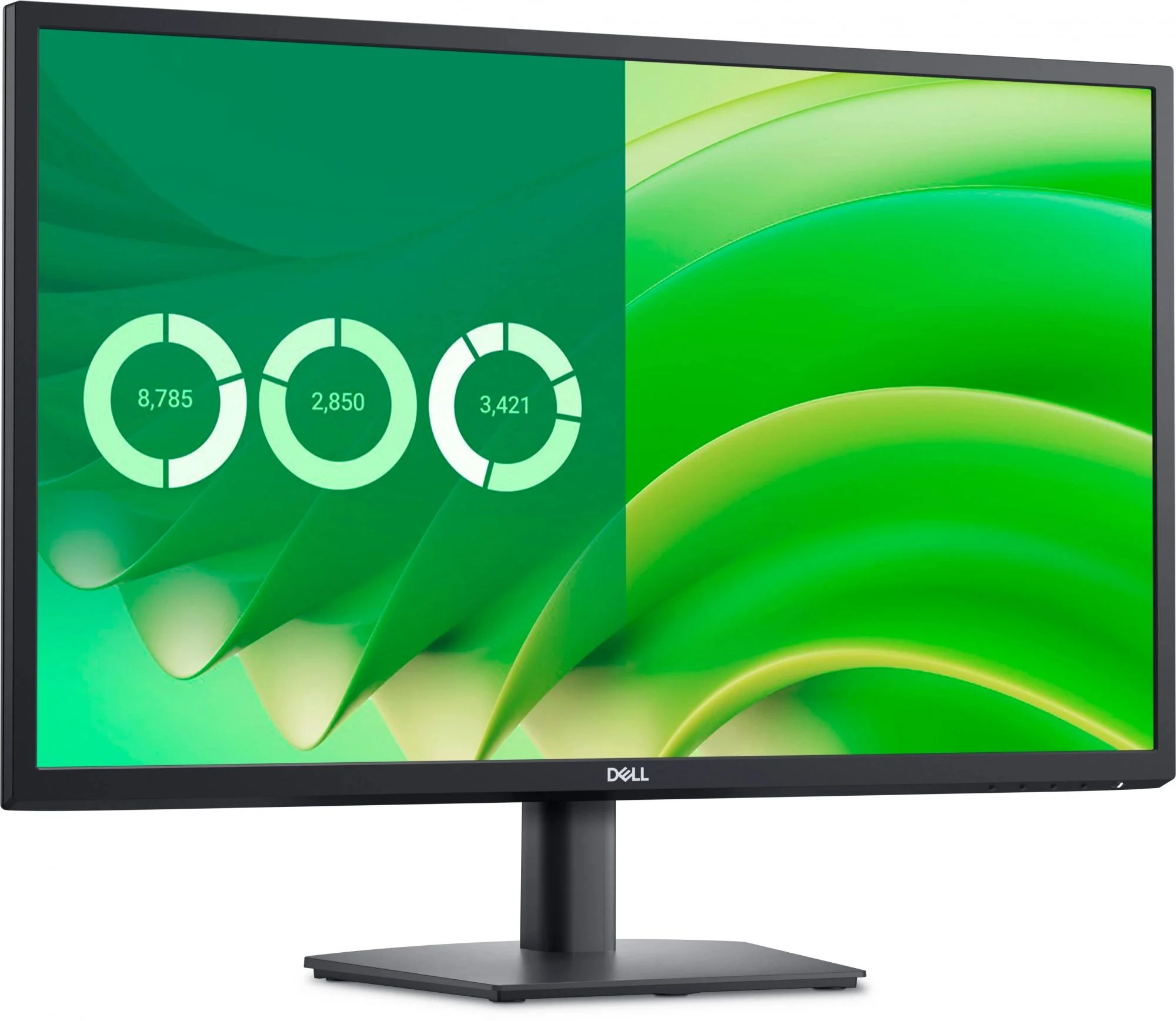 Монитор 27" Dell E2725H VA 1920x1080, 75 Гц, 8 мс, 16:9, 300 кд/м², 1xVGA, 1xDP, черный