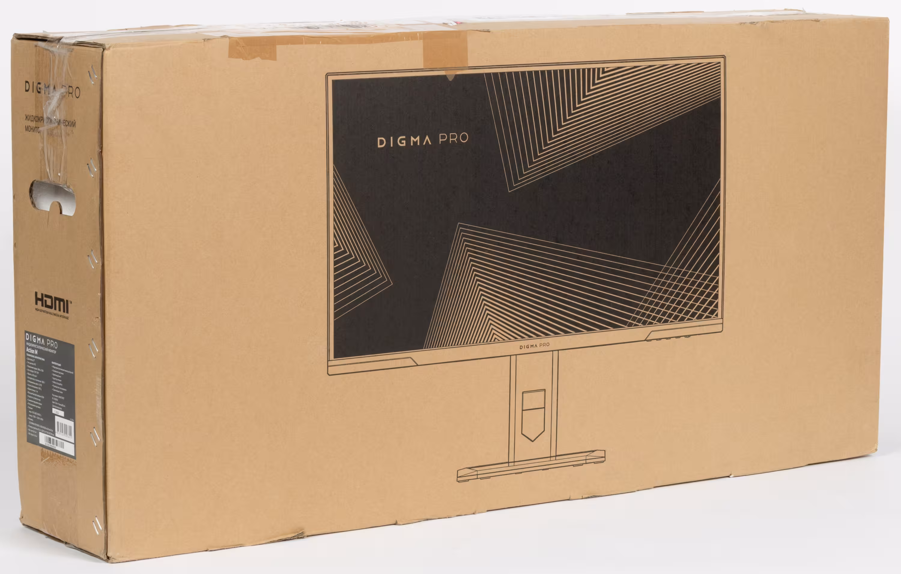 Монитор 27" DIGMA PRO Action M IPS 3840x2160, 160 Гц, 5 мс, 16:9, 450 кд/м², 2xHDMI, 1xDP, 1xUSB-C, 2xUSB, черный