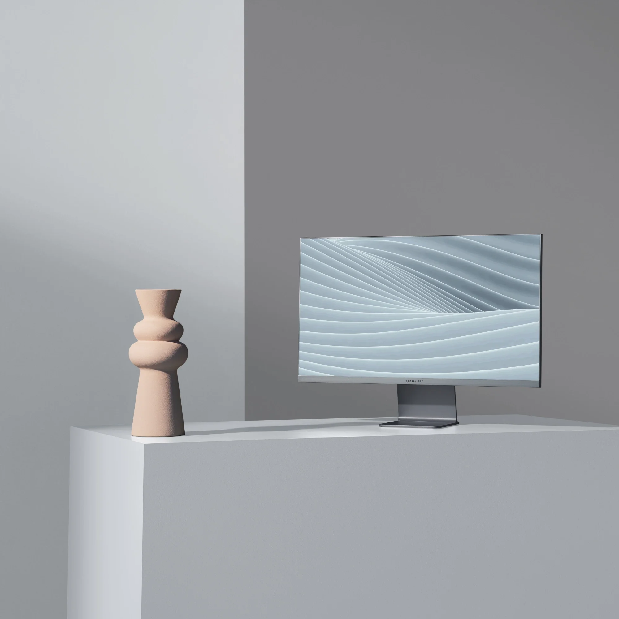 Монитор 27" DIGMA PRO Art M IPS 5120x2880, 60 Гц, 5 мс, 16:9, 500 кд/м², 1xHDMI, 1xDP, 2x2 Вт, серебристый