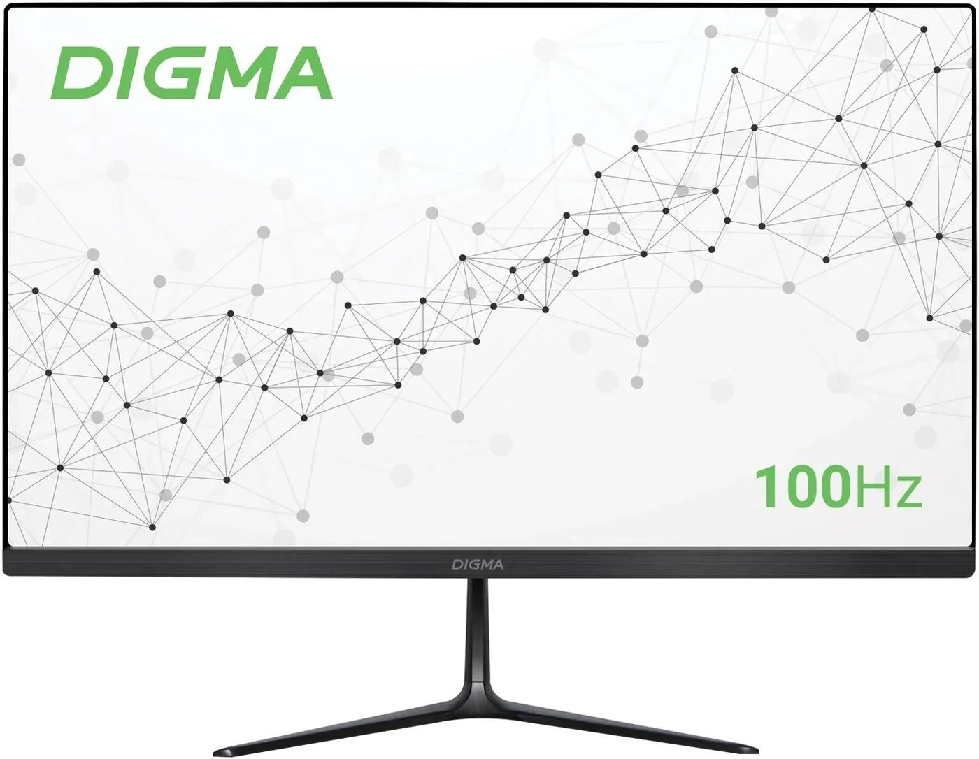 Монитор 27" Digma Progress 27P302Q IPS 2560x1440, 100 Гц, 1 мс, 16:9, 250 кд/м², HDMI 2.1, DP 1.2, FreeSync, черный