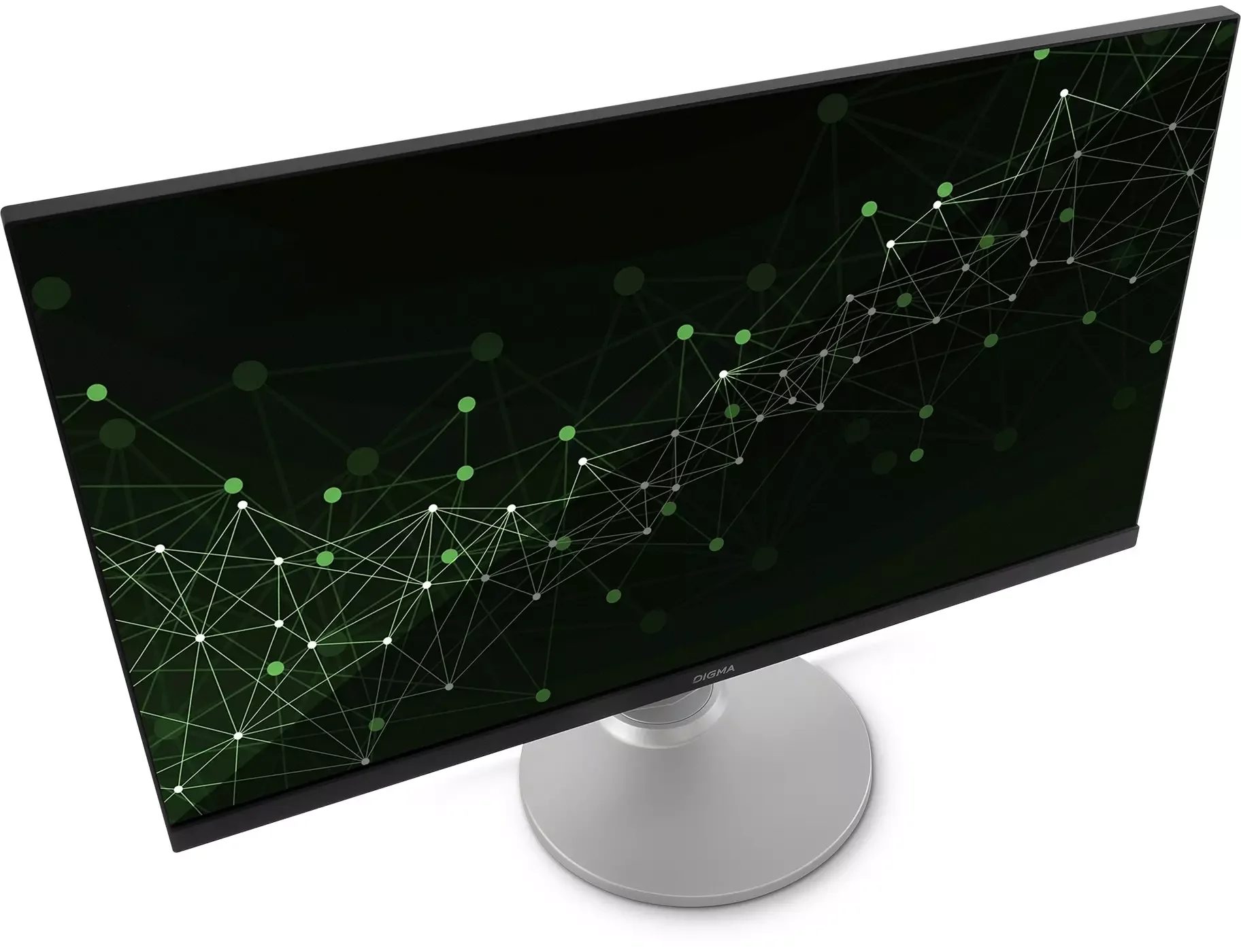 Монитор 27" Digma Progress 27P705Q IPS 2560x1440, 75 Гц, 5 мс, 16:9, 300 кд/м2, 2xHDMI, 1xDP, 1x3.5 мм, черный/серебристый